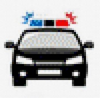 police car llavero - предпросмотр