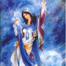 Схема вышивки «женщина»