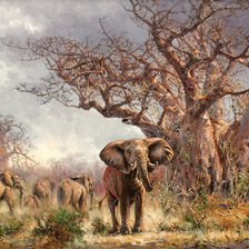 Схема вышивки «Саванна»