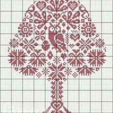 Схема вышивки «Сова»