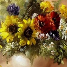 Схема вышивки «букет»