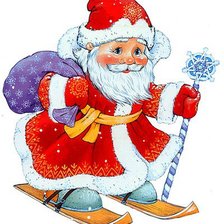 Схема вышивки «Дед мороз»