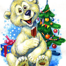 Схема вышивки «Медвежонок»