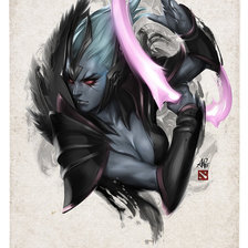 Схема вышивки «vengeful spirit»