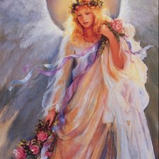 Схема вышивки «картины Мери Бакстер»