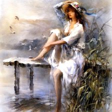 Схема вышивки «акварель»