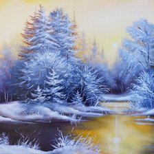 Схема вышивки «Зимняя сказка»