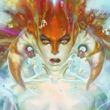 Схема вышивки «naga siren»