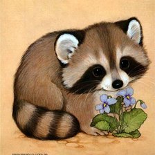 Схема вышивки «енотик»