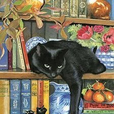 Схема вышивки «где хочу - там и лежу..»