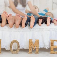 Схема вышивки «home»