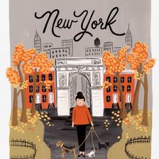 Схема вышивки «New York»