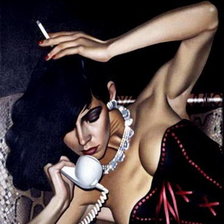 Схема вышивки «телефонный разговор»