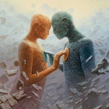 Схема вышивки «гуманойды»