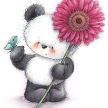 Схема вышивки «мишка»