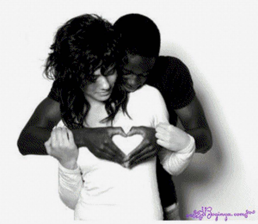 сердечко - девушка, парень, любовь - предпросмотр