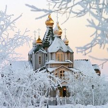 Схема вышивки «храм»