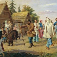 Схема вышивки «гулянье»