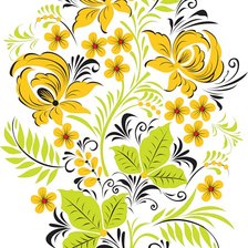 Схема вышивки «Петриковская роспись»