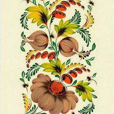 Схема вышивки «Петриковская роспись»