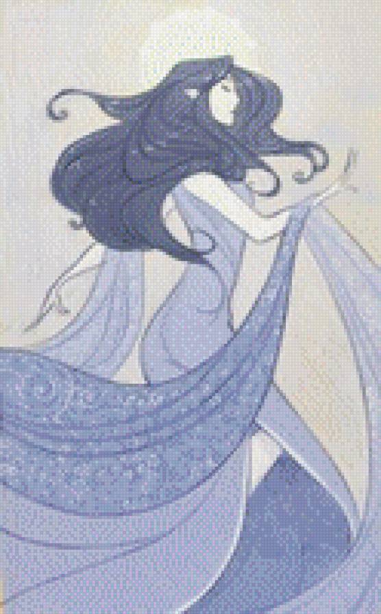 Лютиэн Тинувиэль - эльф, иллюстрации, фентази, девушка, красота - предпросмотр