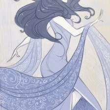 Схема вышивки «Лютиэн Тинувиэль»