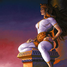 Схема вышивки «Египетская царица»