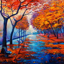 Схема вышивки «Осень»