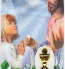 Схема вышивки «comunion niña»