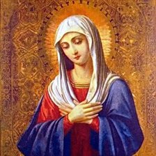 Схема вышивки «икона умиление»