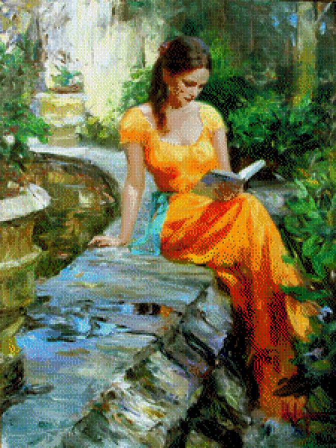 Владимир Волегов - девушка, художники - предпросмотр