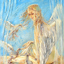 Схема вышивки «Ангел»