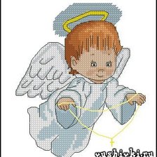 Схема вышивки «Ангел 2»