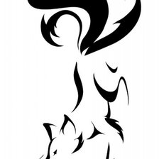 Схема вышивки «Лиса»