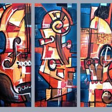 Схема вышивки «Abstracto musical»