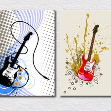 Схема вышивки «Diptico musical»