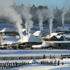 Схема вышивки «зима»
