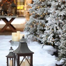 Схема вышивки «winter»