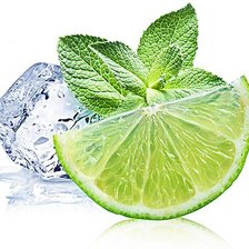 Схема вышивки «Лайм и мята»