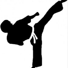 Схема вышивки «Тхэквондист (рамка 42×46 )»