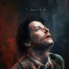 Схема вышивки «Кастиэль»