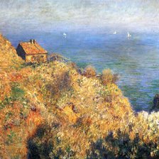 Схема вышивки «Клод Моне, пейзаж»