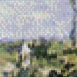 Предпросмотр схемы вышивки «Моне, пейзаж» (№1095190)