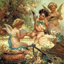 Схема вышивки «амур 60»