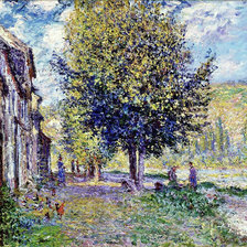 Схема вышивки «Моне, улица»