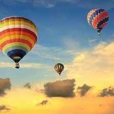 Схема вышивки «Воздушные шары»