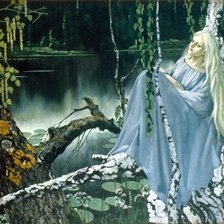 Схема вышивки «русалка»