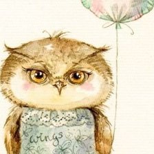 Схема вышивки «совушка»