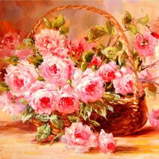 Схема вышивки «розы»