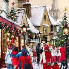 Зимний день в городе